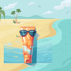 Sunscreen protection for skin health